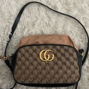 Rare monogram Gucci crossbody